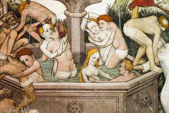 manta castle fountain of youth fresco
