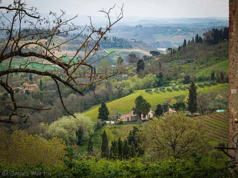 paysage de san gimignano