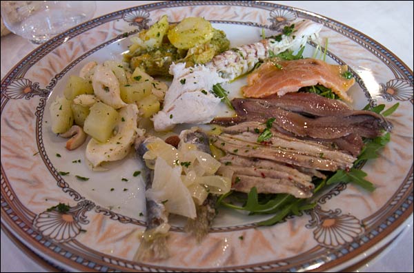 cicchetti, antipasti di mare