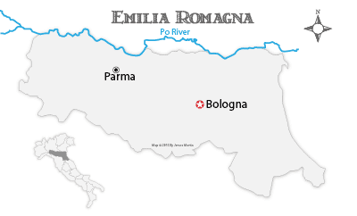 emilia romagna map