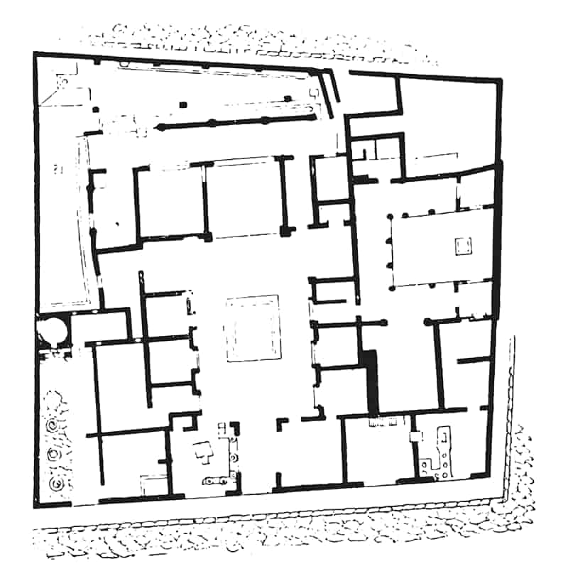 plan of pompeii